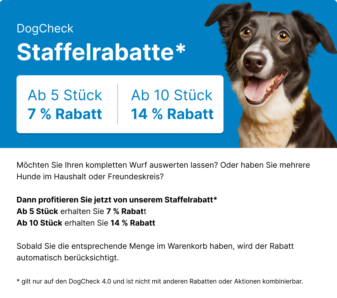 DogCheck 4.0 + ISAG 2020 DNA profile